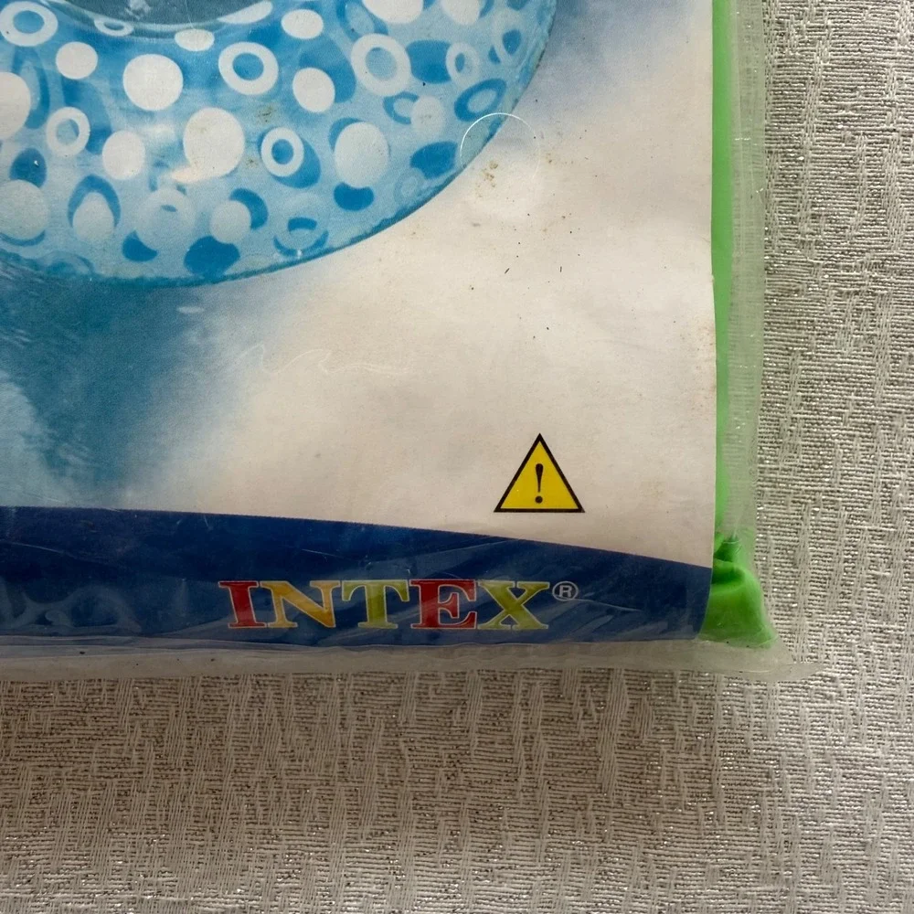 Intex Pool Float Lot 10 Inflatable Rings + Mat Summer Pool Set - Picture 9 of 16